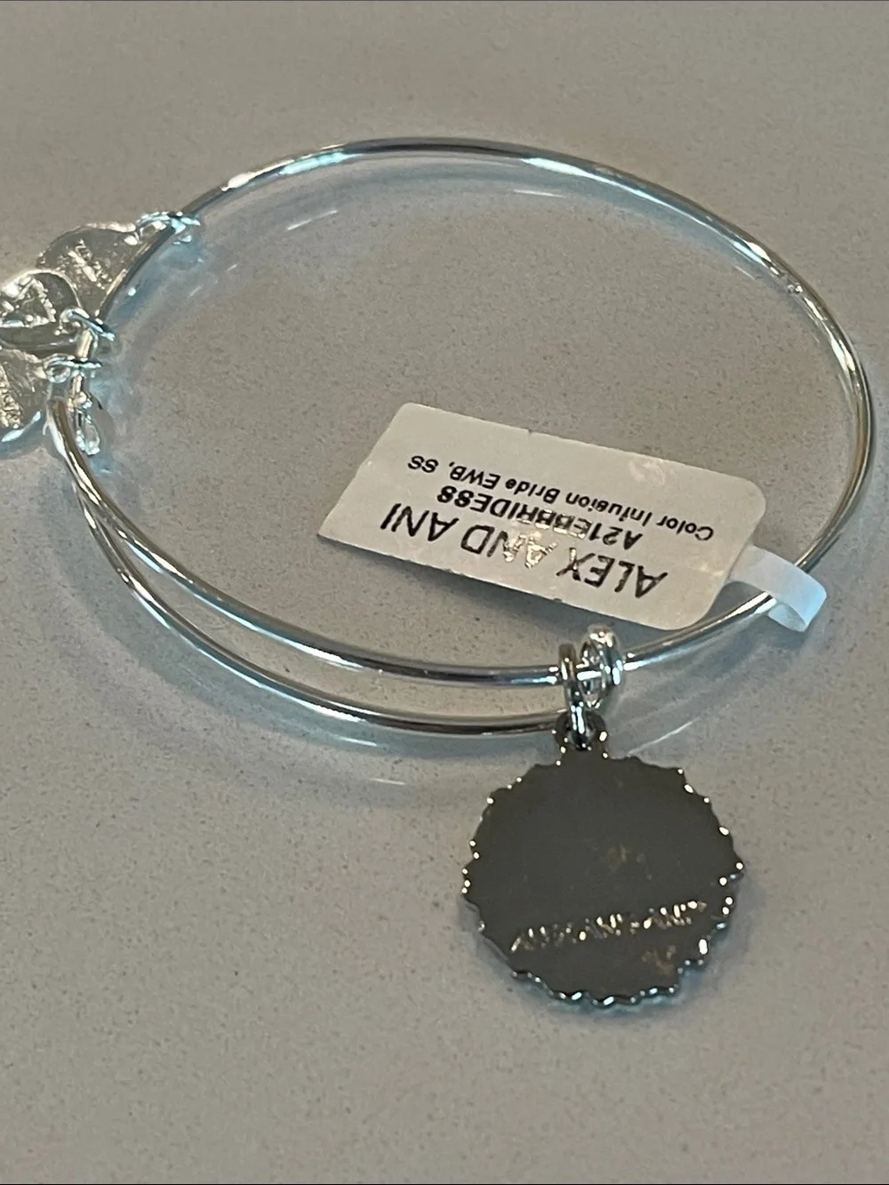 Alex and Ani | NEW shiny silvertone Bride bracelet